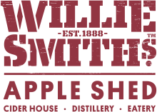 Will Smiths Apple shed in red writing 